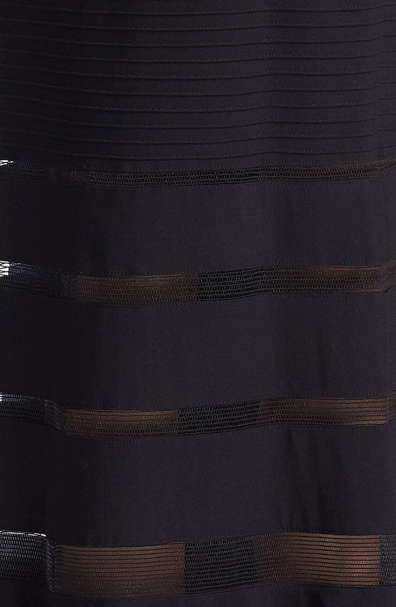 Tadashi Shoji One Shoulder Illusion Gown, Alternate, color,