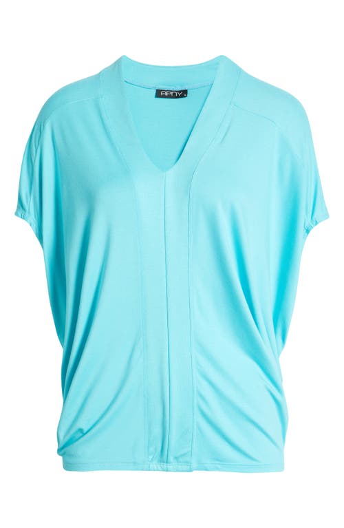 Apny Dolman Sleeve Tunic In Blue Radiance