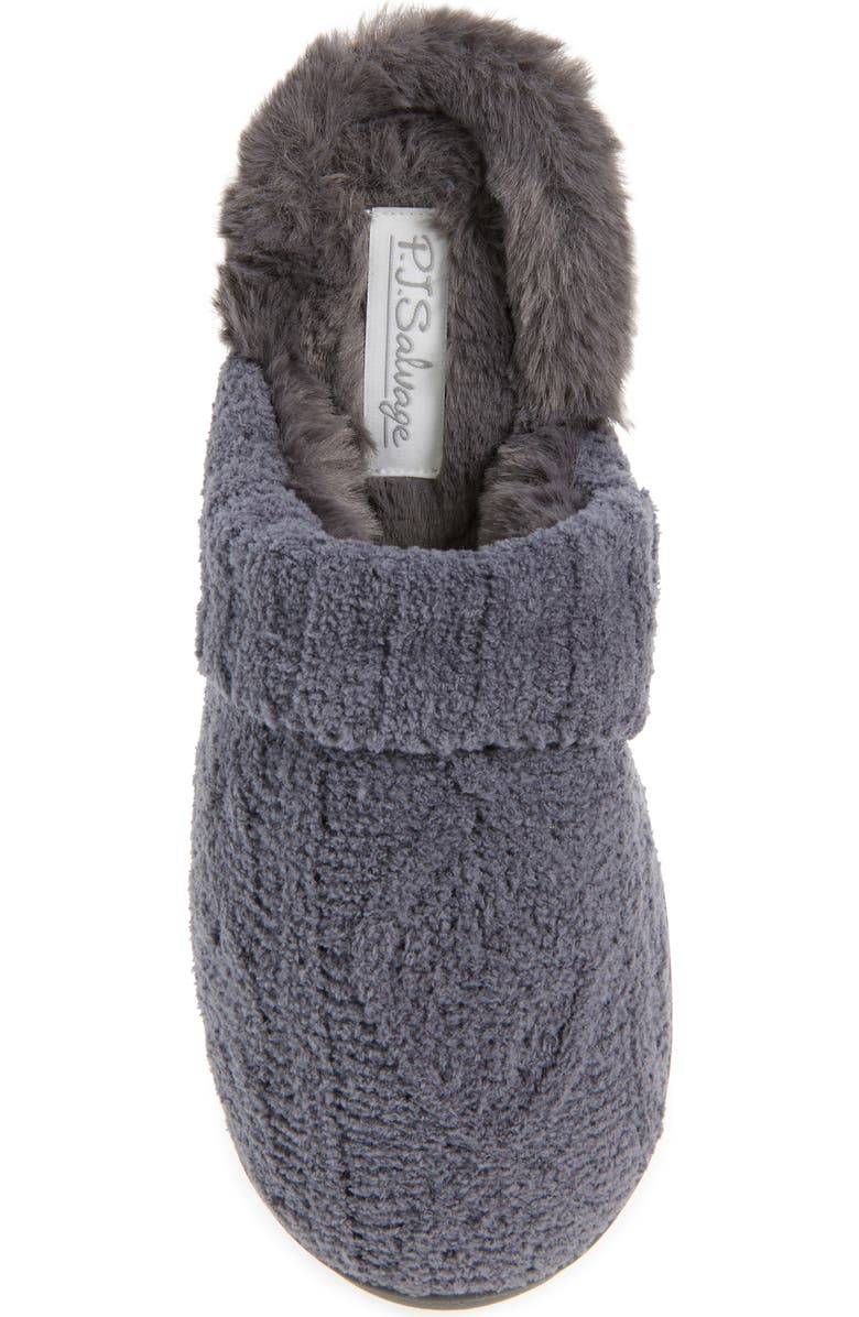 PJ Salvage Textured Slipper, Alternate, color, Charcoal