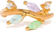 Girls Crew Pastel Leaf Ear Cuff