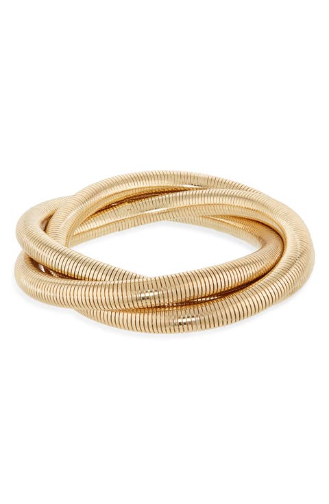 Set of 2 Spring Coil Stretch Bracelets