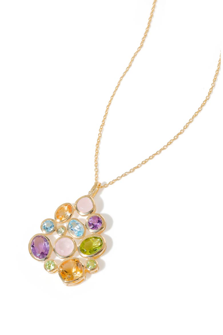 Pendant Necklace, Alternate, color, PURPLE