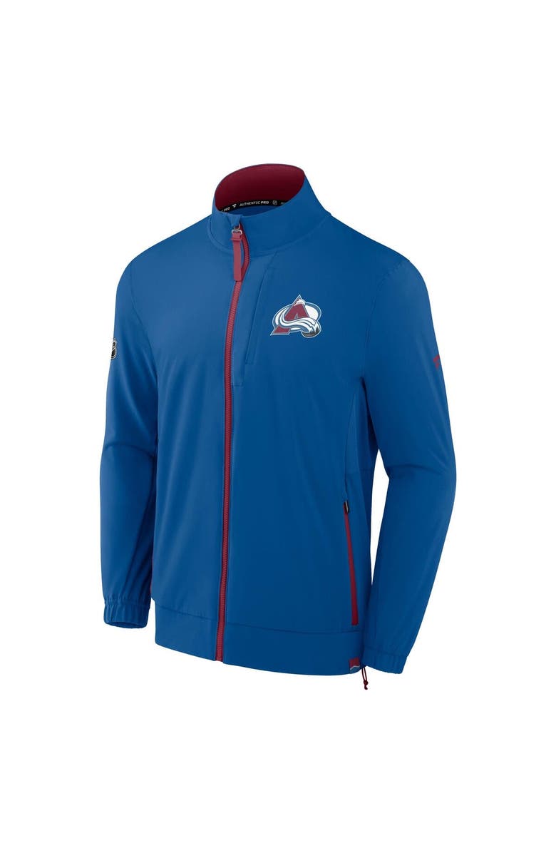 FANATICS Men's Fanatics Blue Colorado Avalanche Authentic Pro Rink Coaches Full-Zip Jacket, Alternate, color, Blue