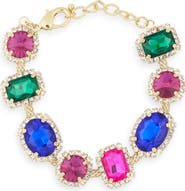 EYE CANDY LOS ANGELES Talia Crystal Line Bracelet