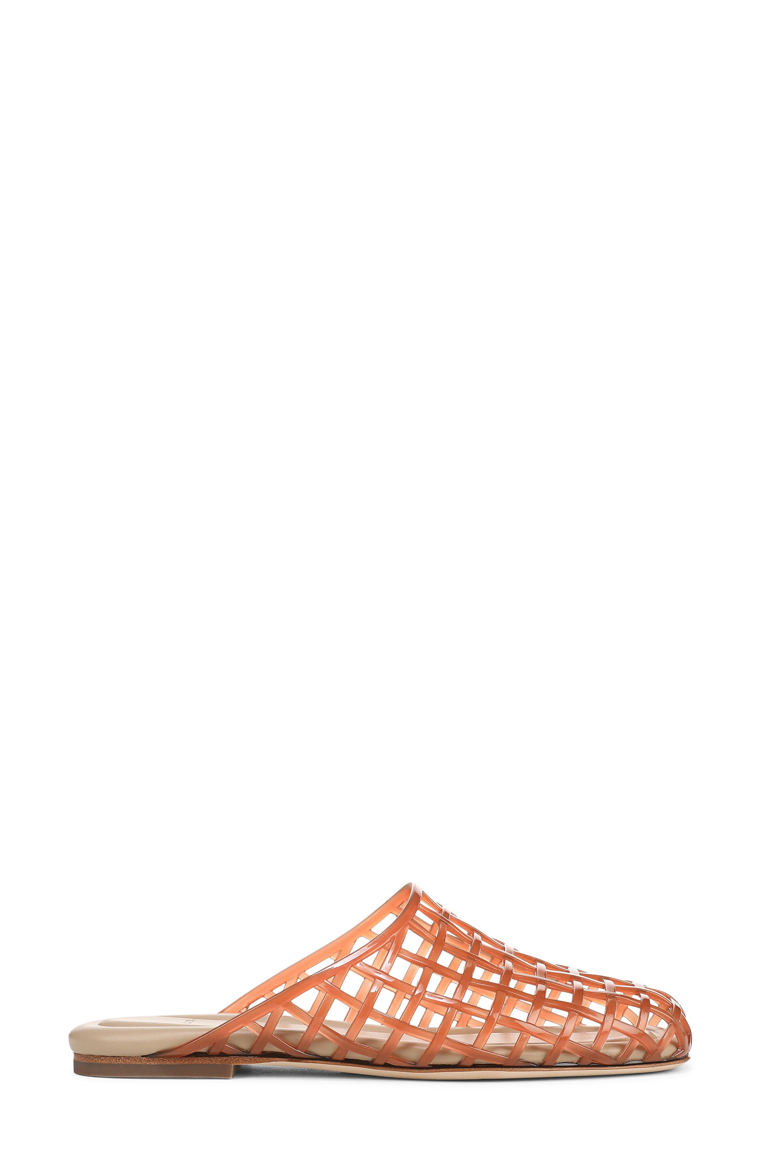 Barcelona Jelly Cage Mule, Alternate, color, DARK AMBER