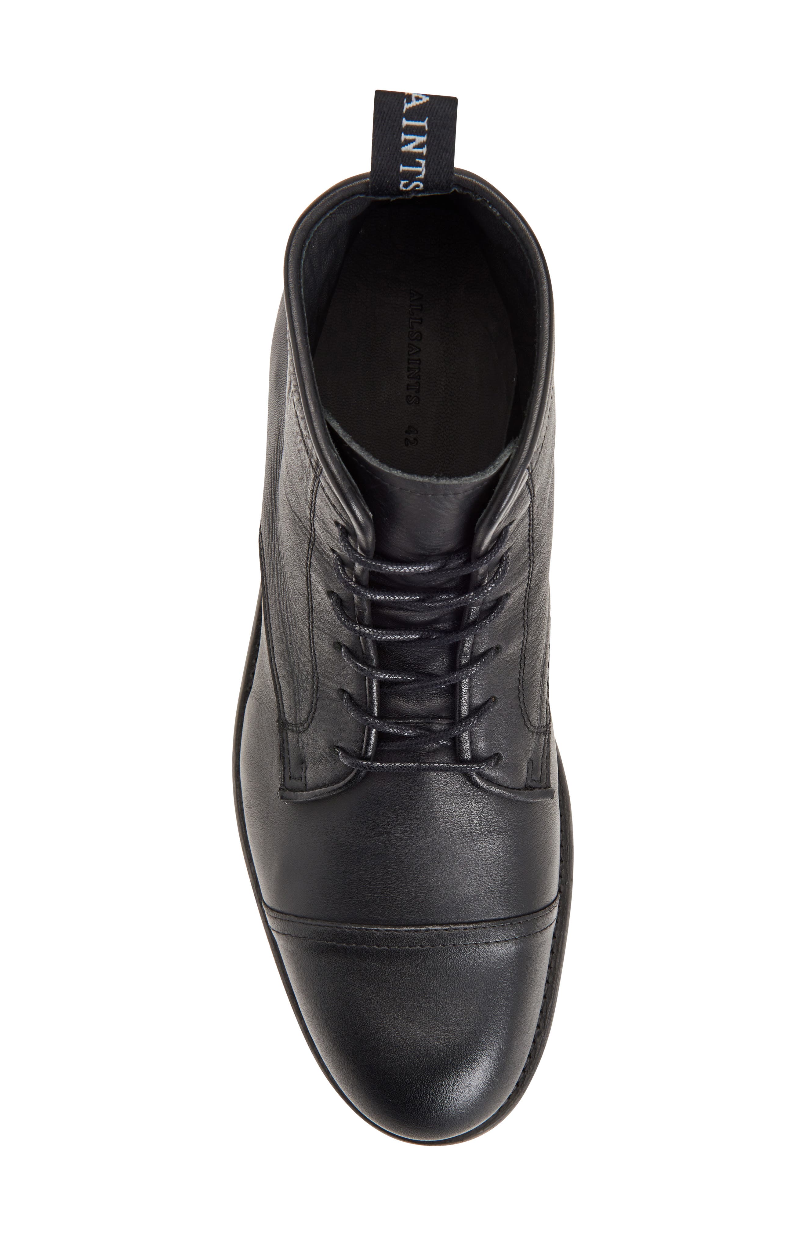 AllSaints Harland Cap Toe Boot, Alternate, color, 