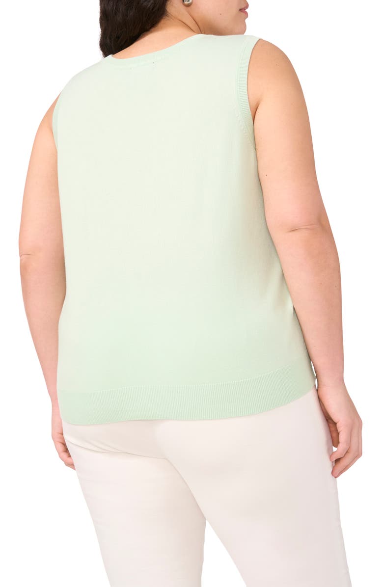 Halogen<sup>®</sup> Sleeveless Knit Shell, Alternate, color, Mint Creme