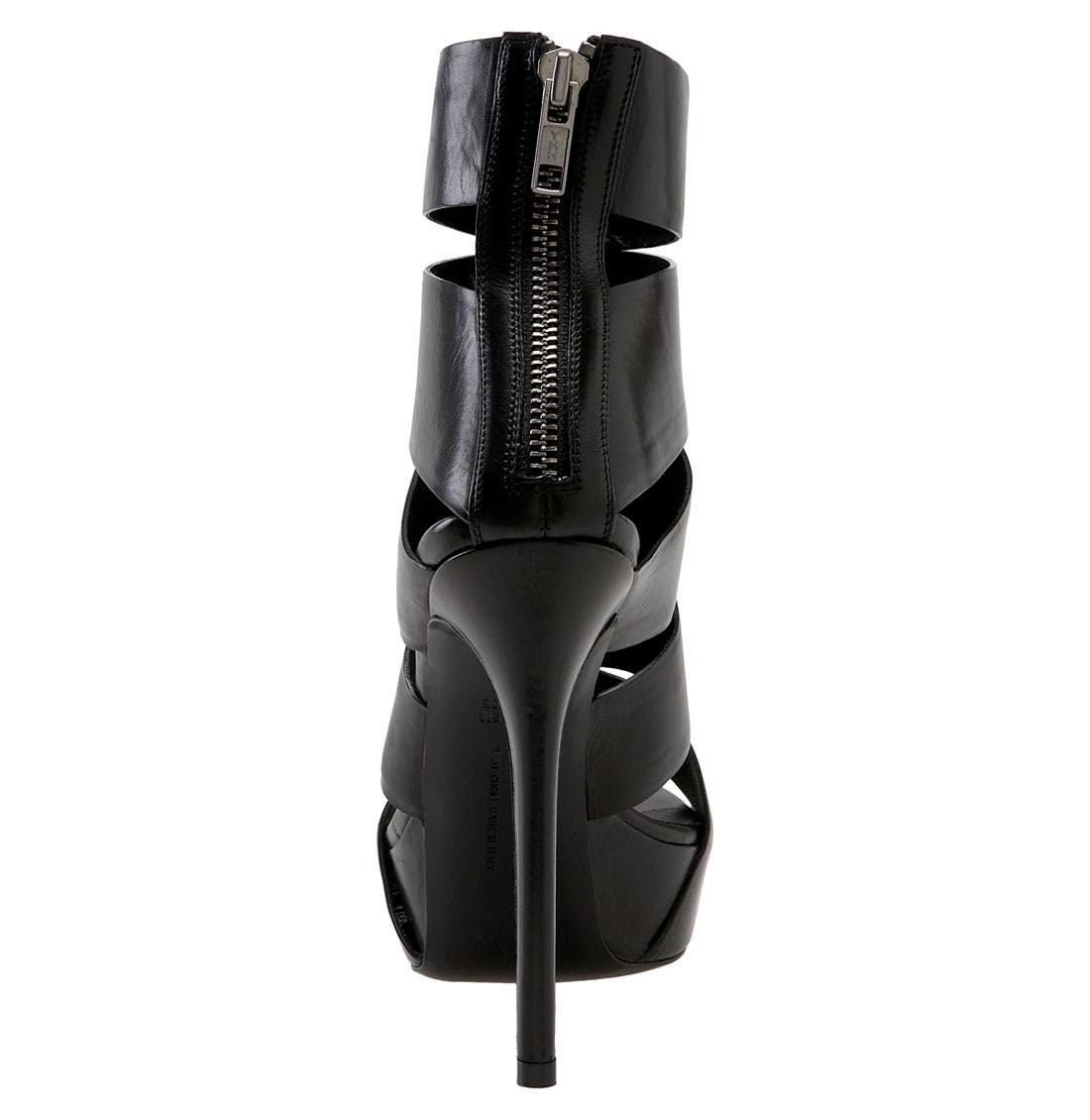 'Gabriella' Sandal, Alternate, color, BLACK