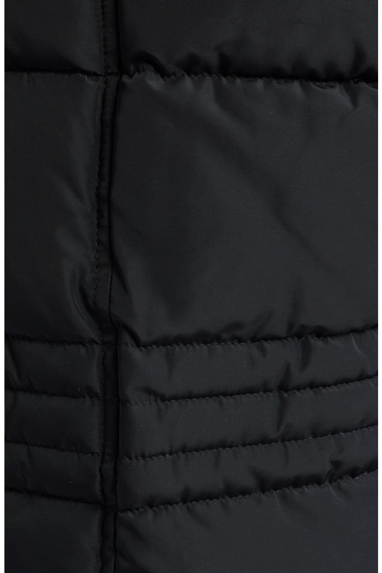 Parka with Removable Hood, Alternate, color, BLACK