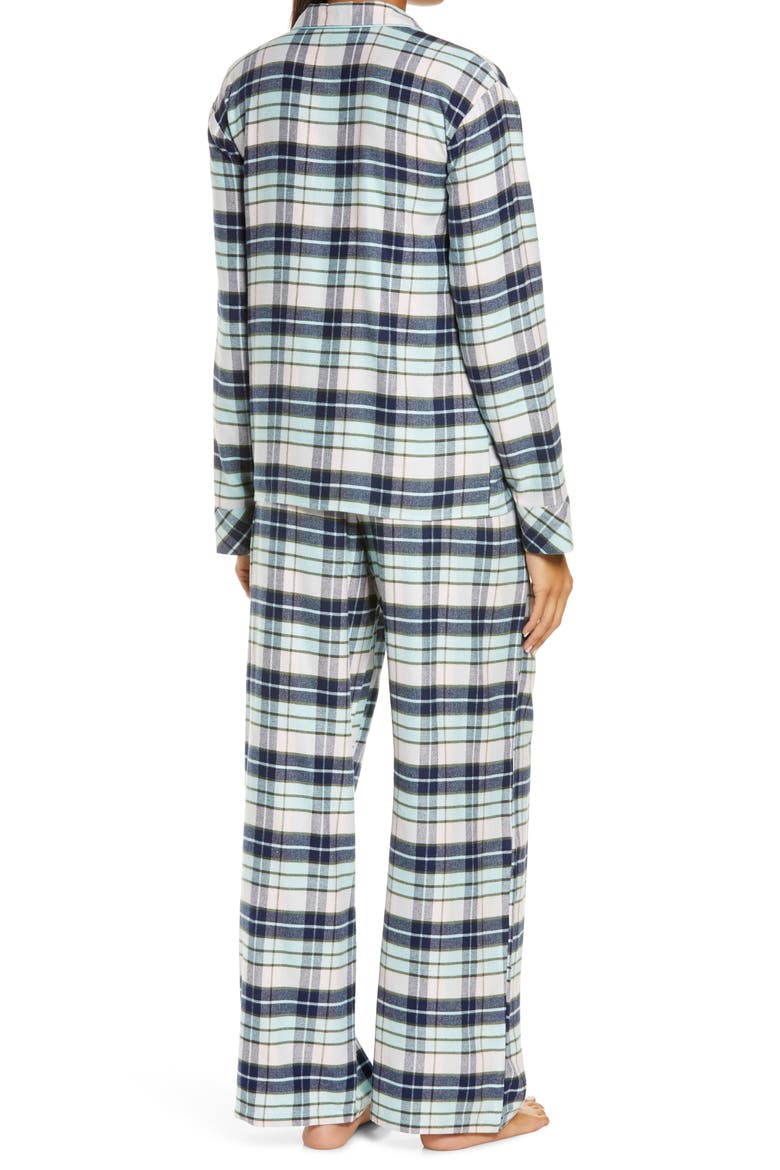 Flannel Pajamas, Alternate, color, BLUE RESORT LUCY PLAID