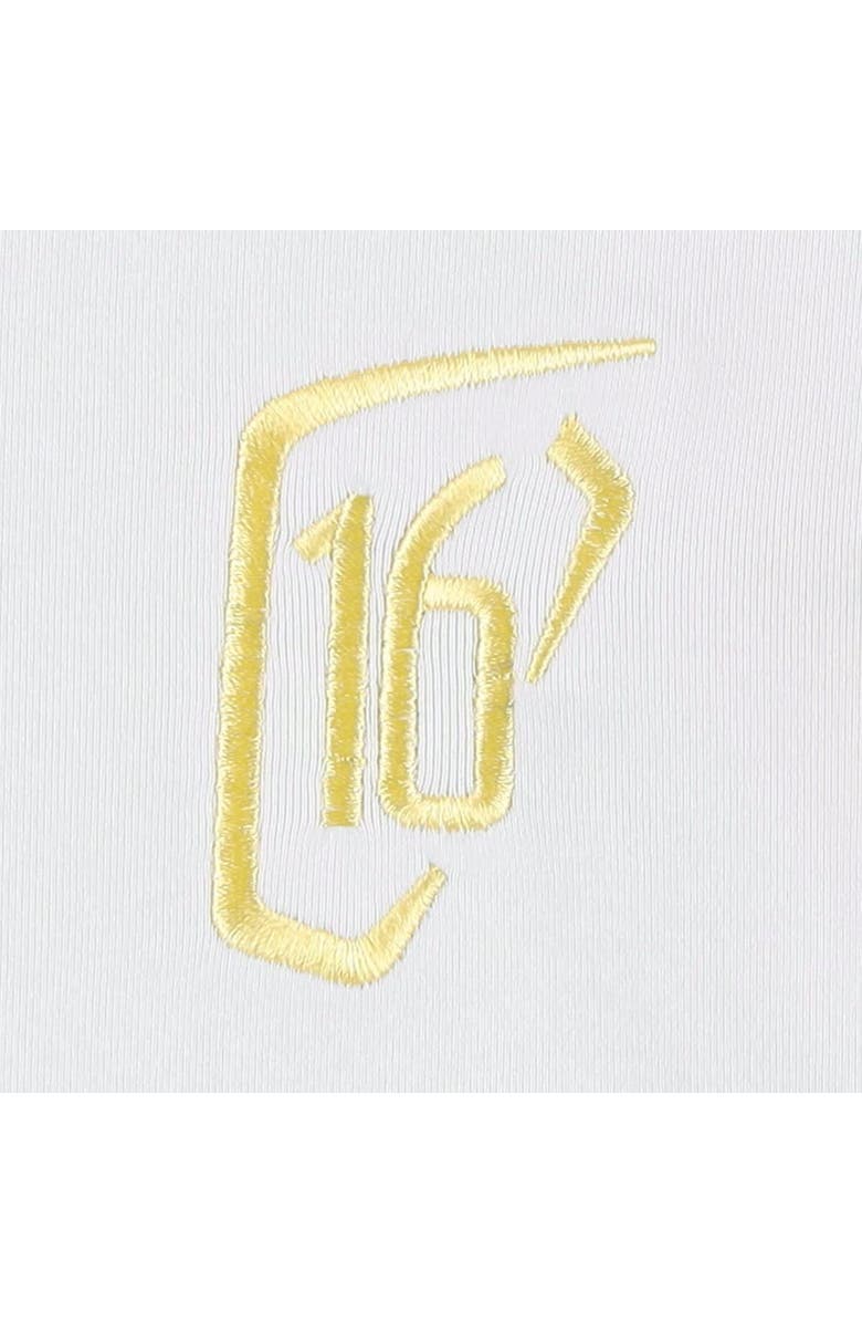 Peter Millar Women's Peter Millar White/Yellow WM Phoenix Open Opal Stretch Sleeveless Jersey Polo, Alternate, color, White