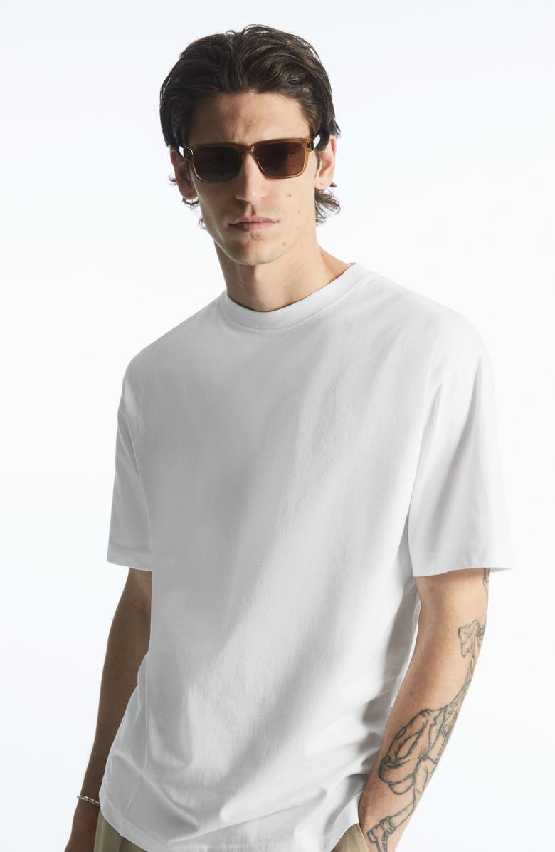 COS Oversize Cotton T-Shirt, Alternate, color,