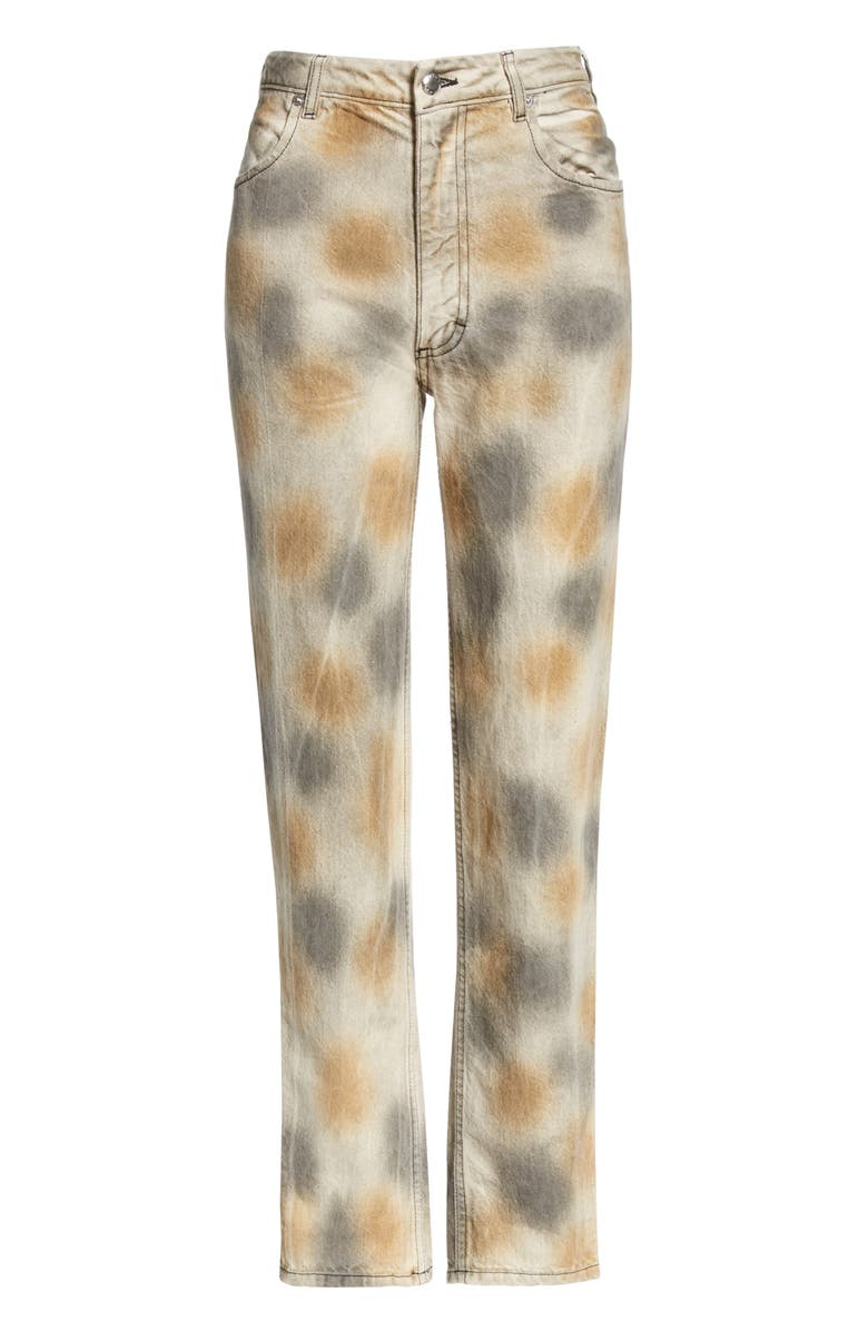 Eckhaus Latta Echkaus Latta EL Tie Dye Straight Leg Jeans, Alternate, color,