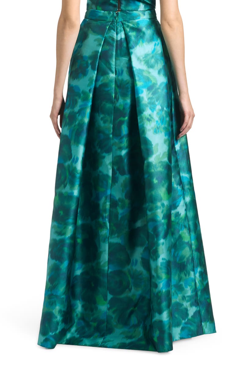 Sachin & Babi Watercolor Floral Print Maxi Skirt, Alternate, color, 