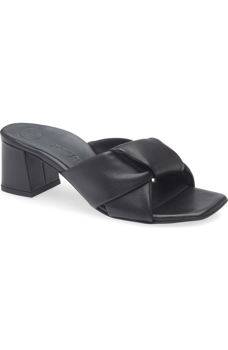 Paul Green Delight Slide Sandal, Main, color, Black Sportnappa