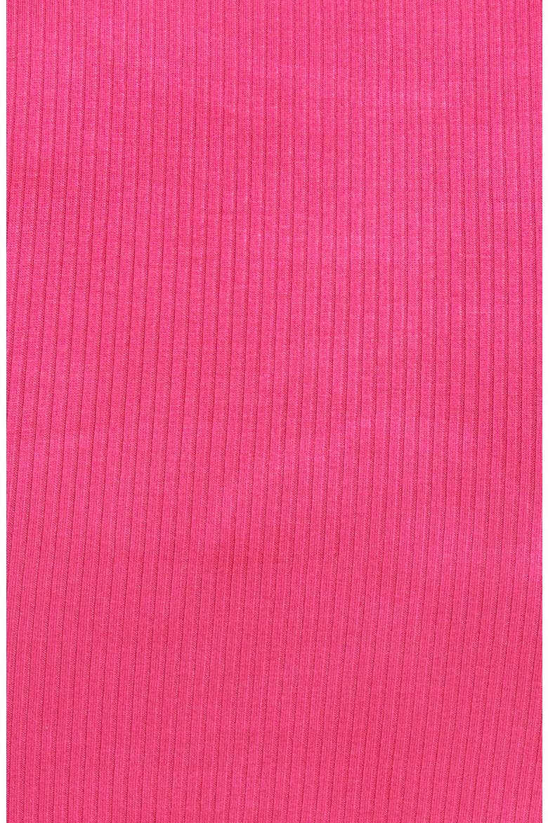 Crop Rhinestone Star Cutout Rib Tank, Alternate, color, HOT PINK
