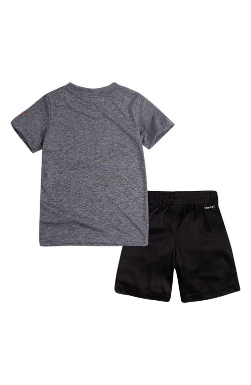 Nike Kids' Dri-fit T-shirt & Shorts Set In Gray