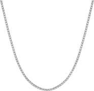 BY ADINA EDEN Classic Thin Tennis Necklace