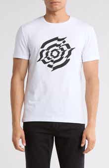 T.R. PREMIUM 3D Abstract Stretch Cotton Graphic T-Shirt