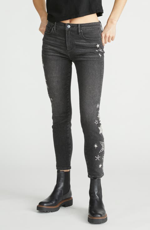Jackie High Waist Shooting Star Skinny Jeans