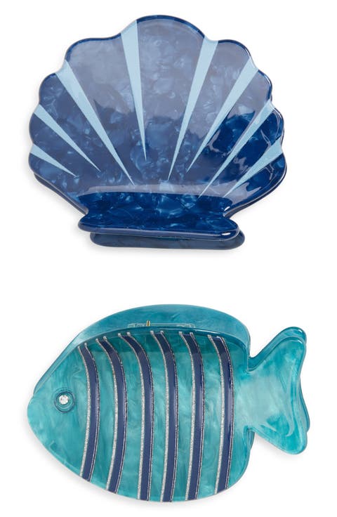 Cape Cod Set of 2 Claw Clips