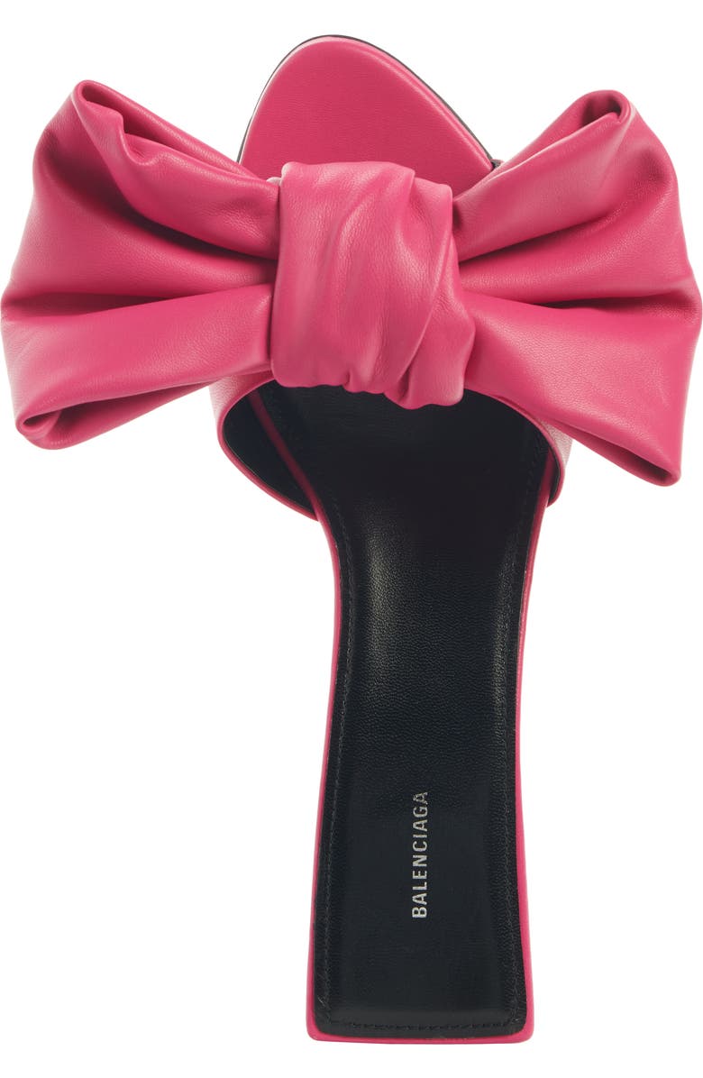 Balenciaga Bow Slide Sandal, Alternate, color,