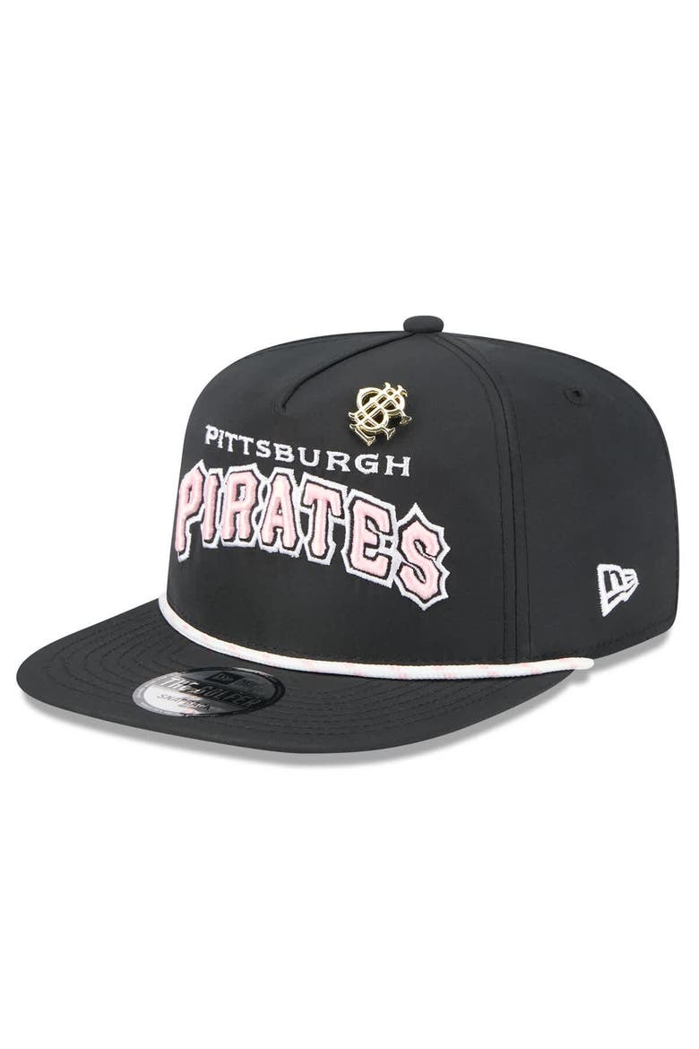 Men's New Era  Black Pittsburgh Pirates 2025 Big League Chew Golfer Snapback Hat, Main, color, Black