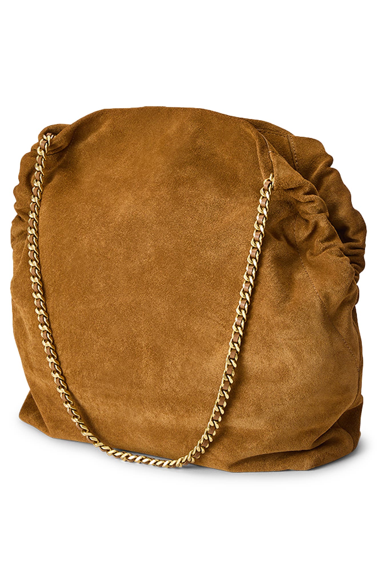 Veronica Beard Slouchy Suede Shoulder Bag, Alternate, color, 