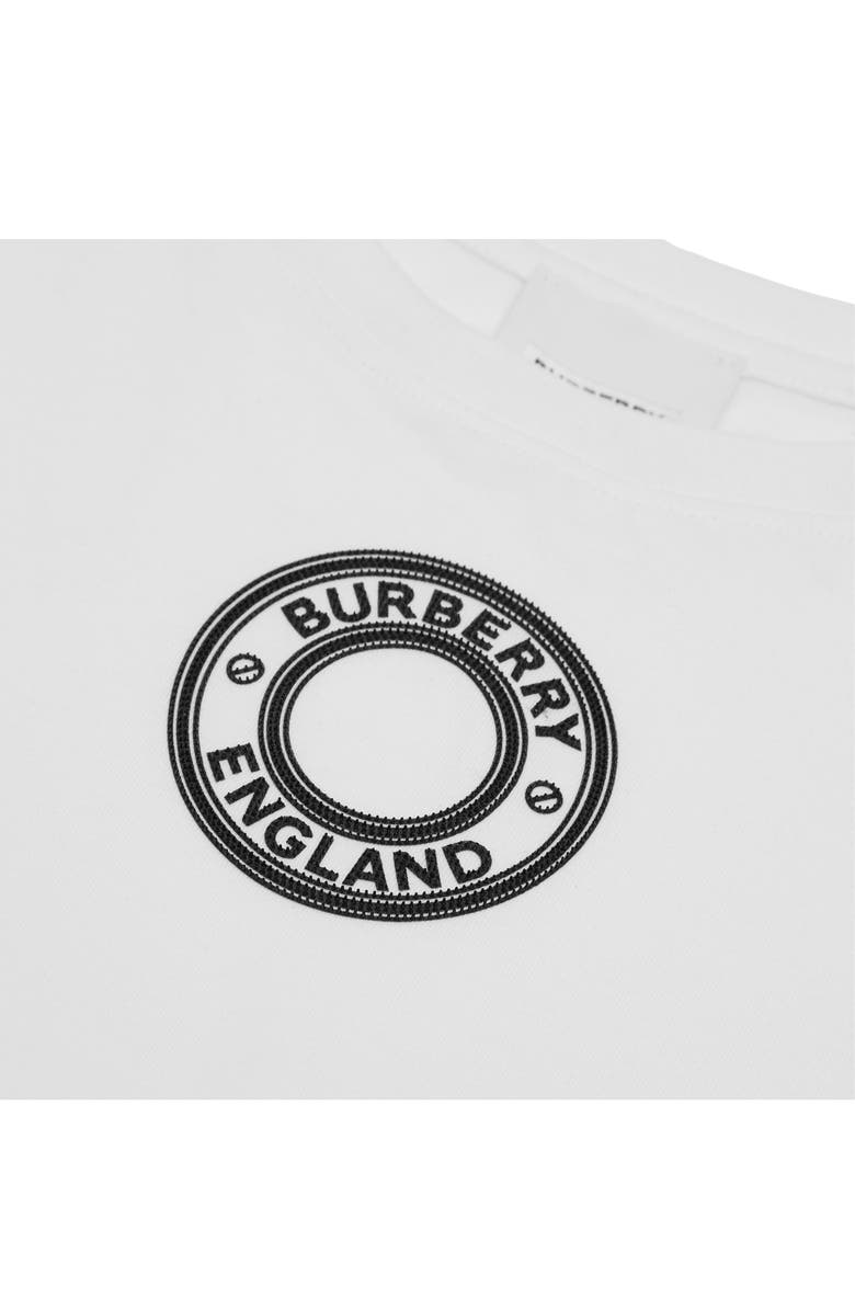 Burberry Kids' Roundel Organic Cotton Logo Graphic Tee, Alternate, color, 