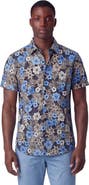 Lords of Harlech Tropical Mix Mens Printed Button Up Shirt