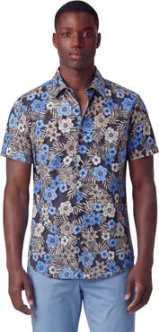 Lords of Harlech Tropical Mix Mens Printed Button Up Shirt