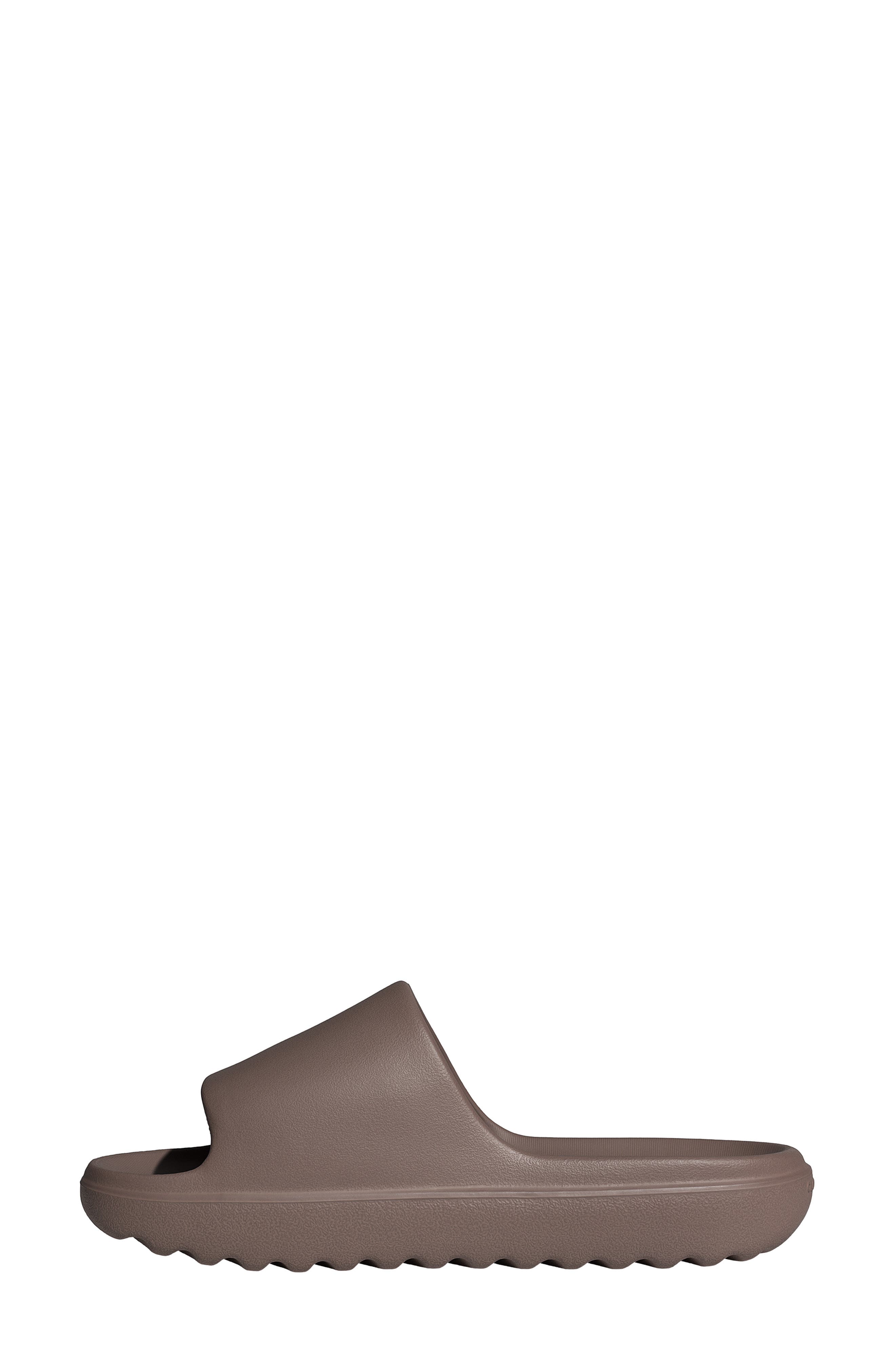adidas Gender Inclusive Adilette Lumia Slide Sandal, Alternate, color, Trace Brown/ Brown/ Brown