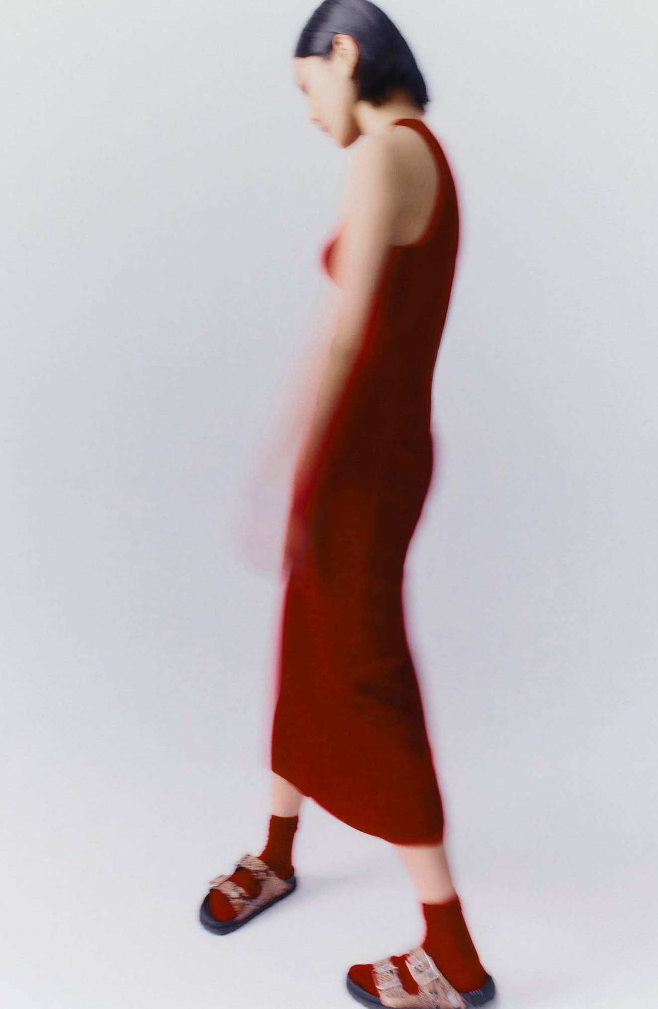 1774 BIRKENSTOCK Arizona Snakeskin Embossed Leather Buckle Slide Sandal, Alternate, color, 