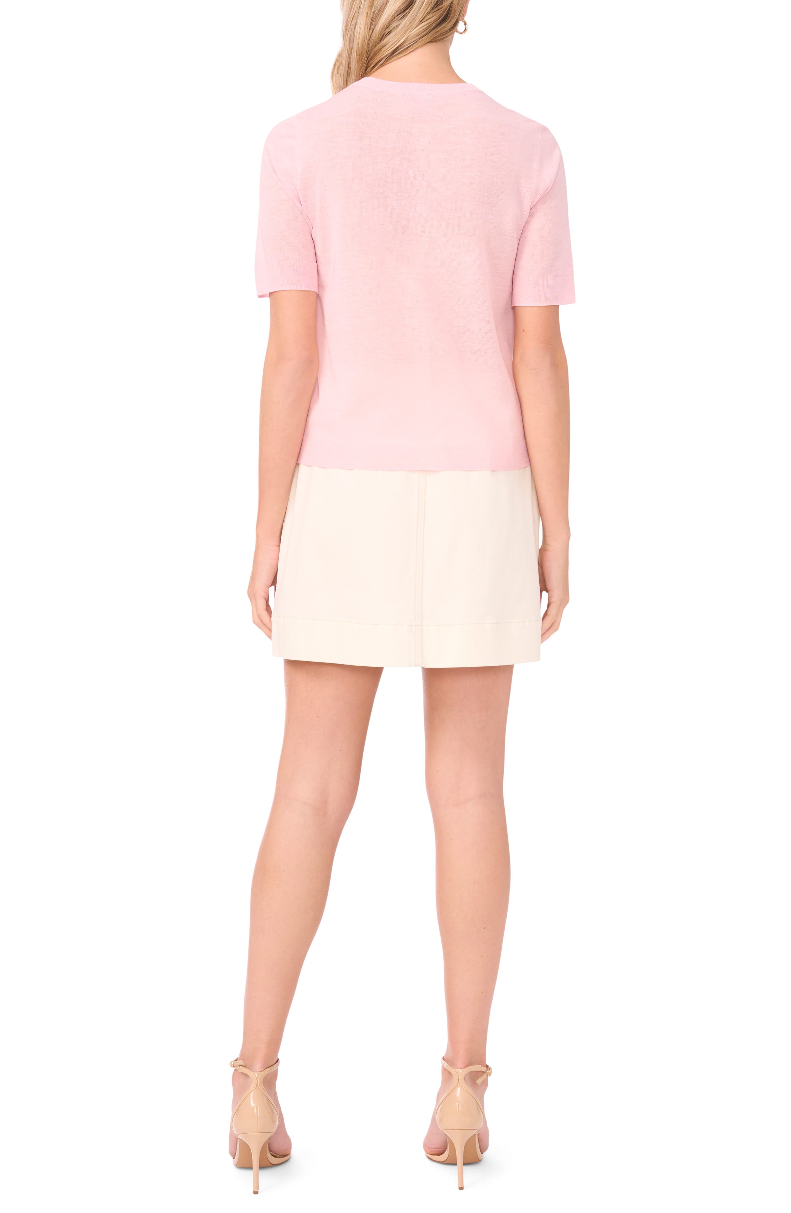 Sheer Short Sleeve Cardigan (Women) | Nordstrom