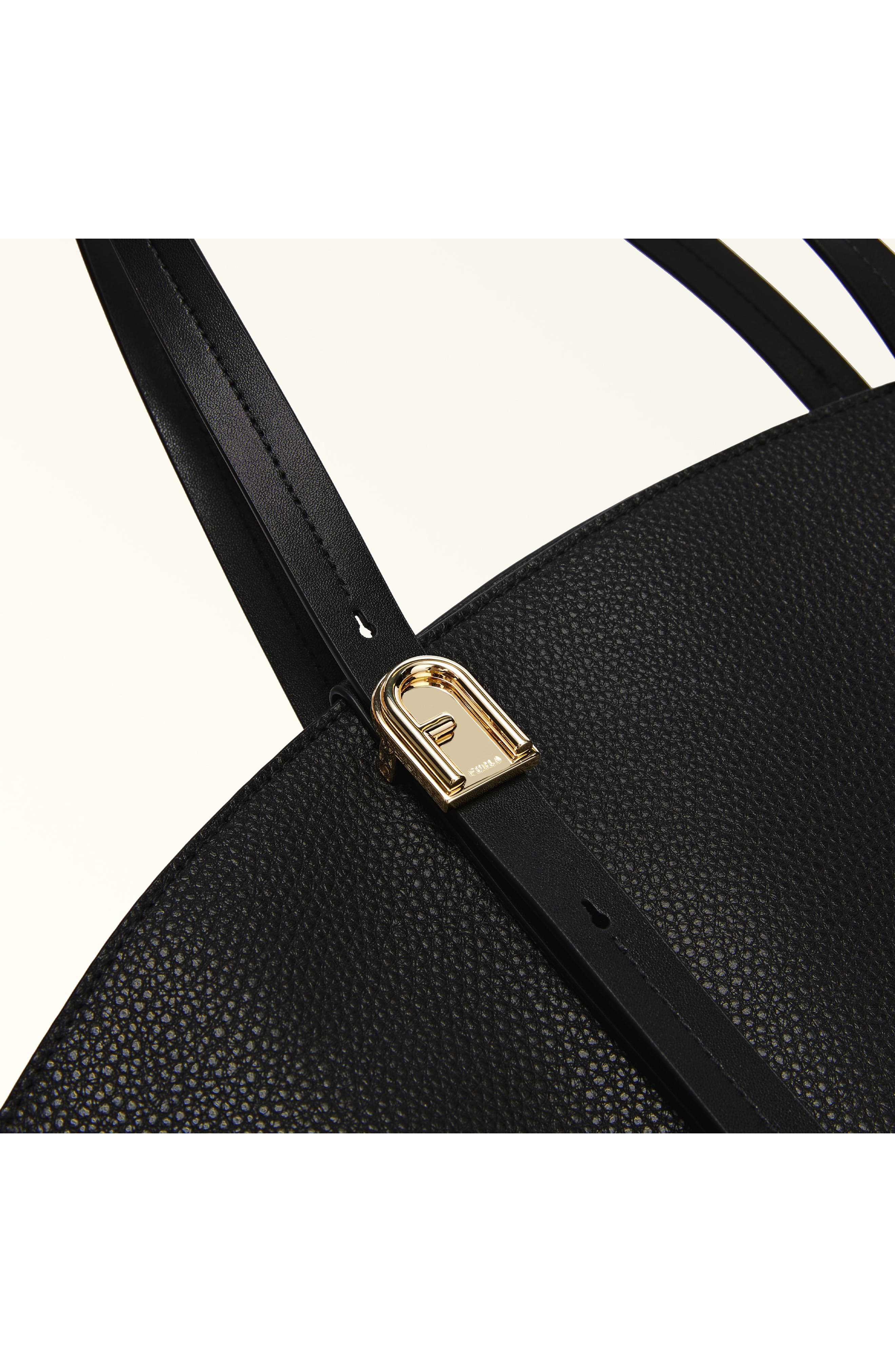 Furla Planet A Tote Bag, Alternate, color, Nero