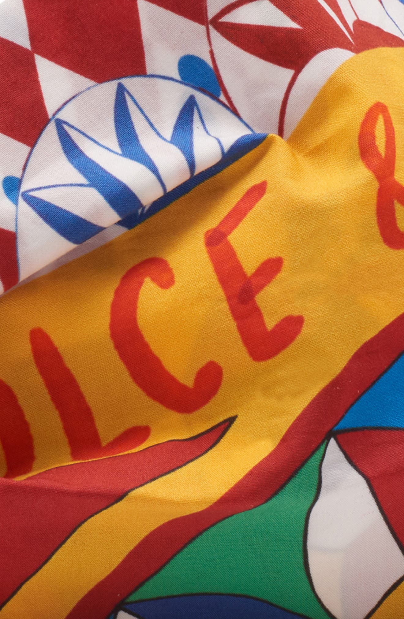 Dolce&Gabbana Kids' Carretto Siciliano Print Headband, Alternate, color, 