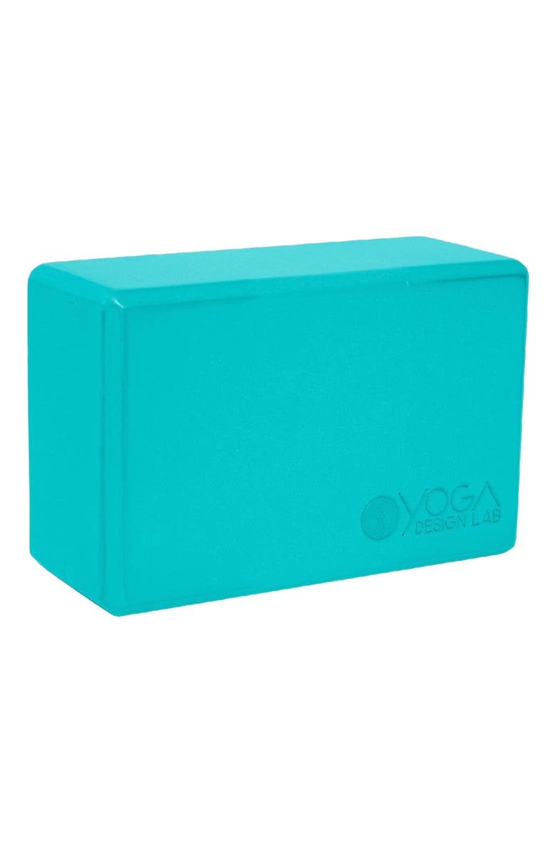 Yoga Design Lab Foam Yoga Block, Main, color, Aqua Sky