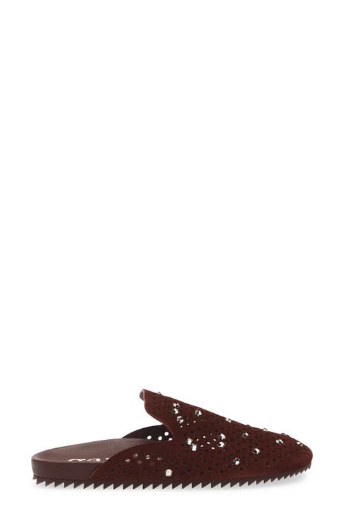 Pedro Garcia Braidy Studded Mule In Brown