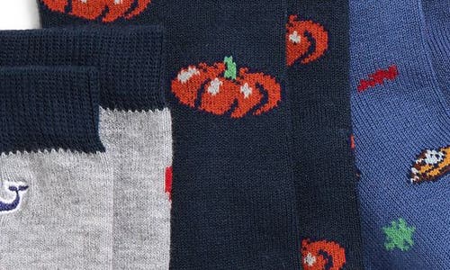 Vineyard Vines Kids' Assorted 3-pack Thanksgiving Icons Socks In Multi