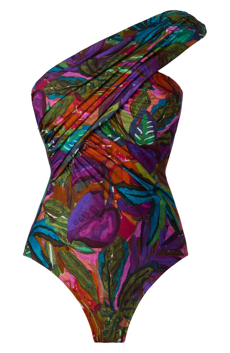 Magicsuit<sup>®</sup> Cactus Flower Goddess Convertible One-Piece Swimsuit, Alternate, color, Navy Multi
