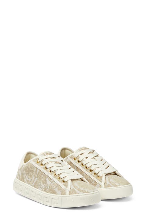 Barroco Greca Jacquard Low Top Sneaker (Women)
