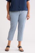 Liverpool Kelsey Jacquard Slit Hem Tapered Pants