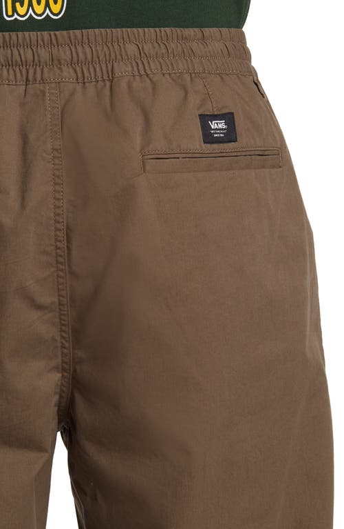 Vans Range Loose Fit Tapered Pull-on Pants In Brown