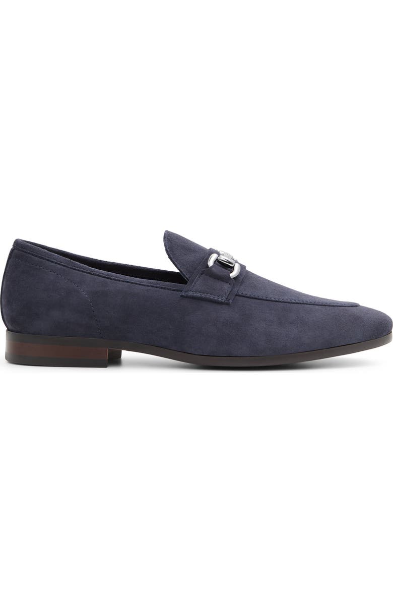 ALDO Mullberry Apron Toe Bit Loafer, Alternate, color, Navy