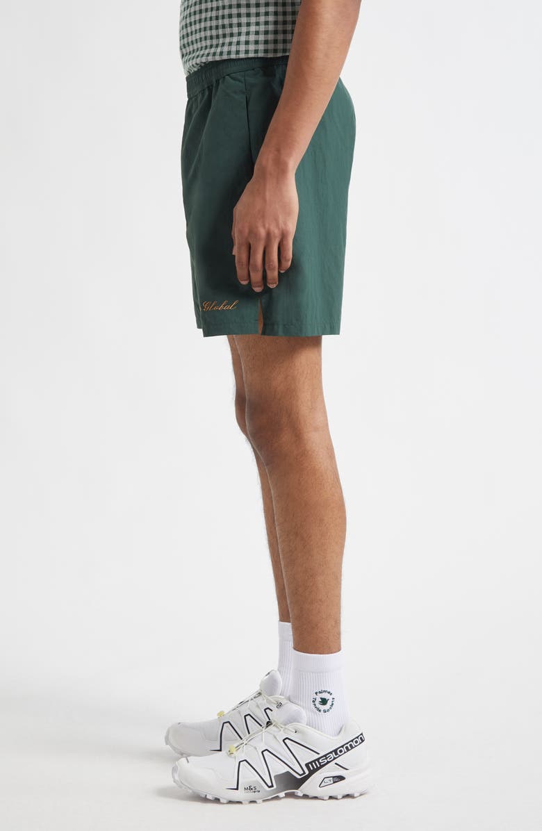 PALMES Global Tennis Shorts, Alternate, color, Dark Green