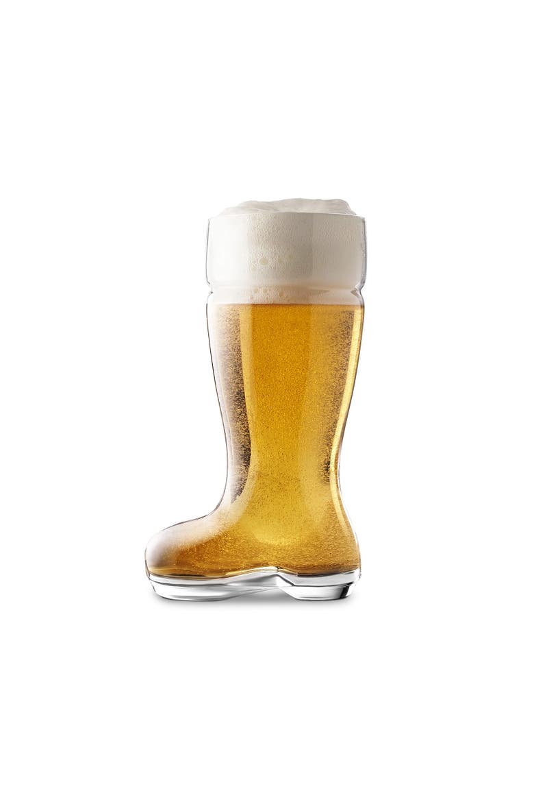 Das Beer Boot Glass, 1 Liter / 33 oz, Clear Glass, Main, color, Clear