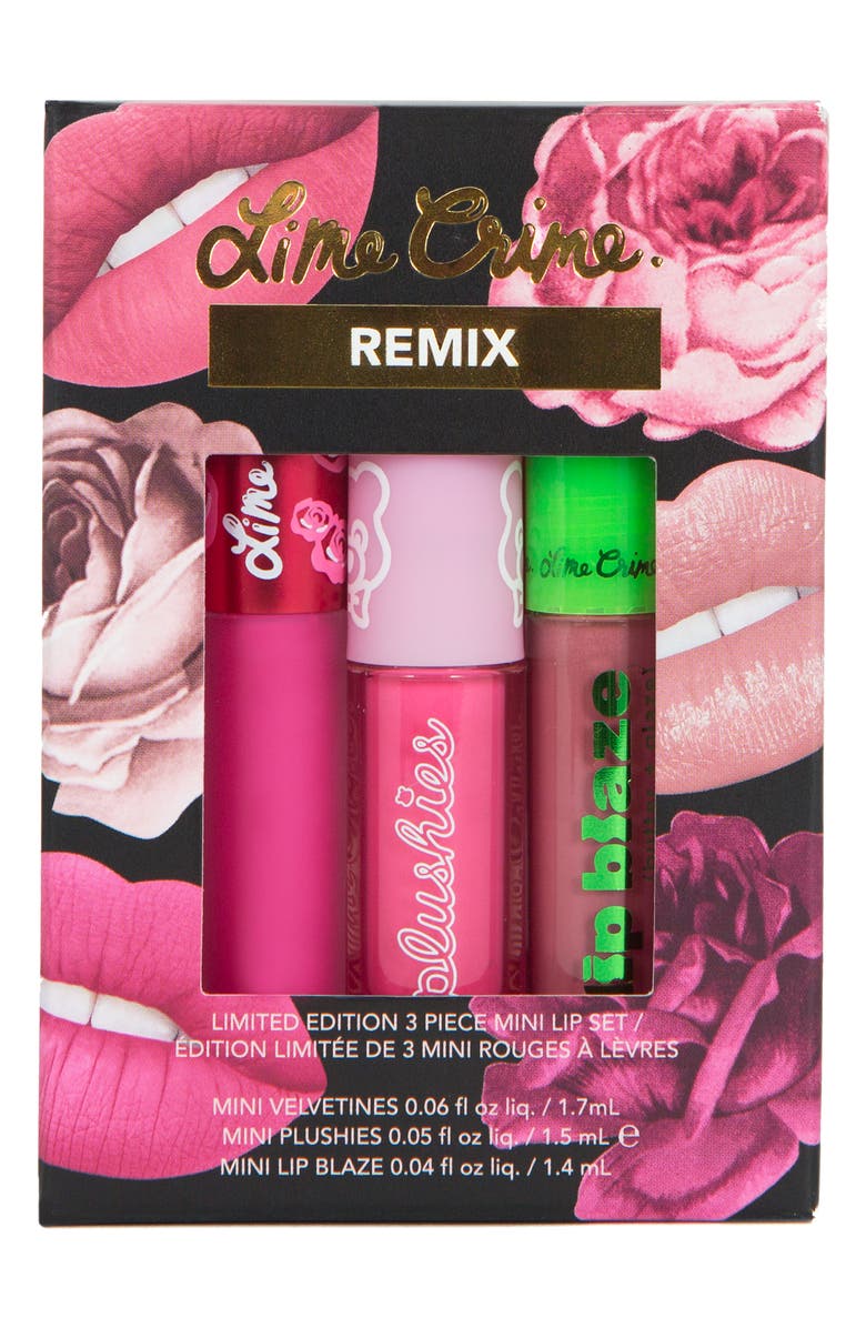 Lime Crime Remix Mini Lip Set USD $29 Value, Alternate, color, 