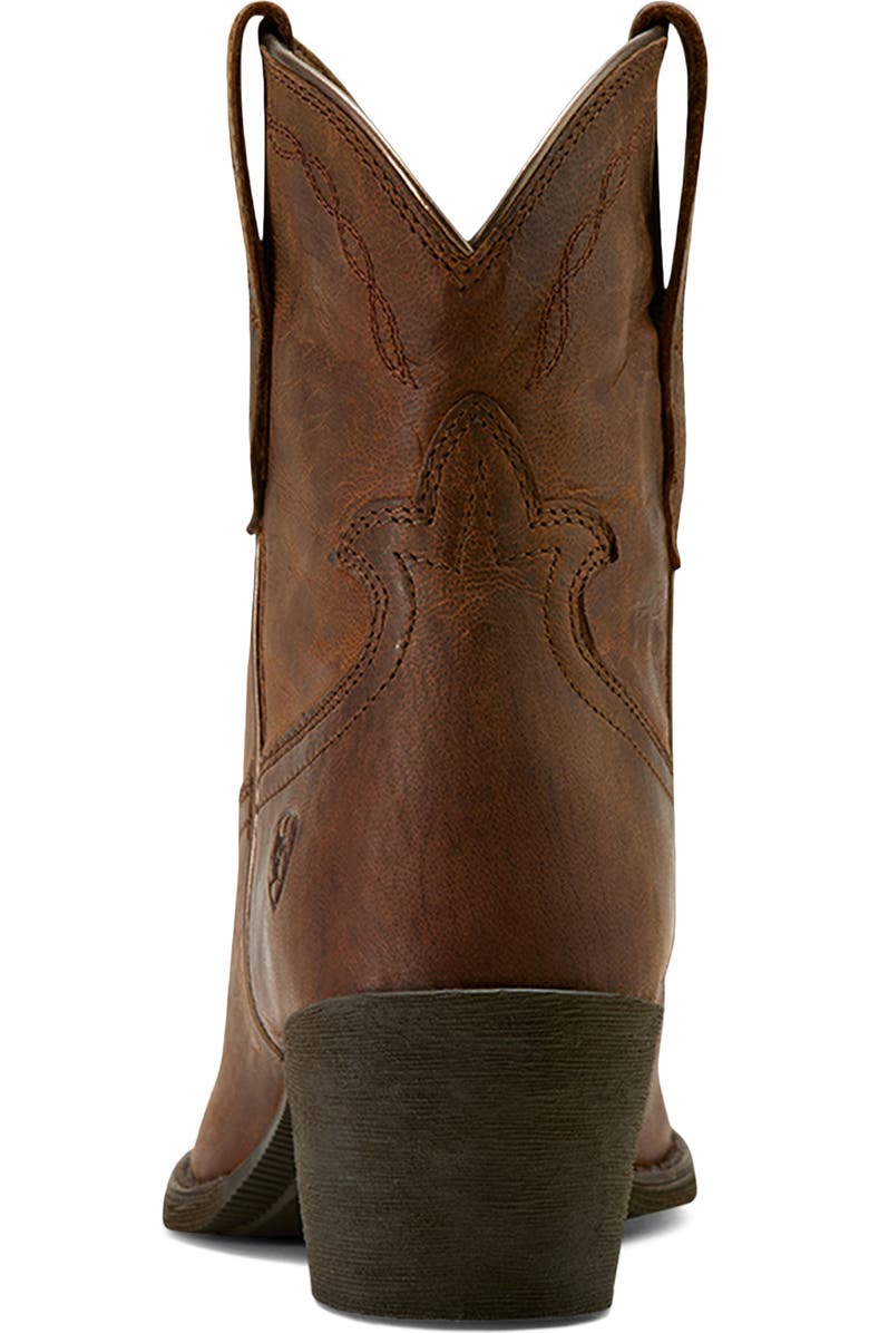 Ariat Maggie J Toe Short Western Boot, Alternate, color, Sassy Brown