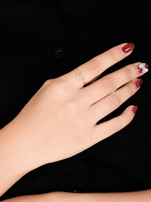 Devata Bow Ring In Gold