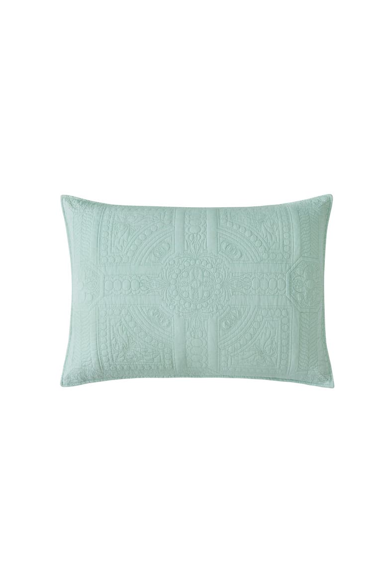 Courtyard Sea Glass Full/Queen3-Piece Quilt Bedding Set, Alternate, color, Green